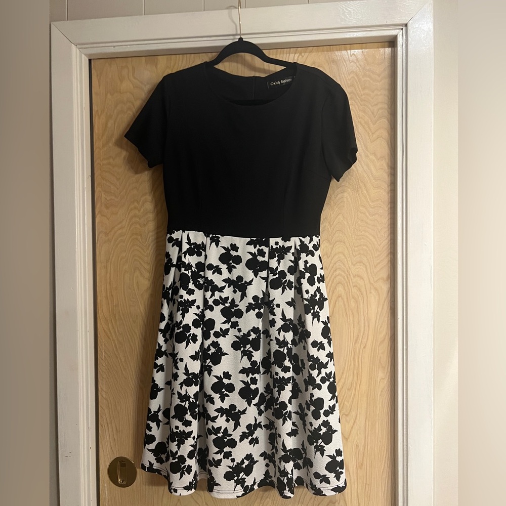 A Line Floral Dress